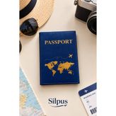 Silpus TEKLİ DERİ PASAPORT KILIFI LACİVERT