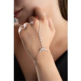 Silvano Jewelry 925 Ayar Gümüş Beyaz Zirkon Taşlı Şahmeran