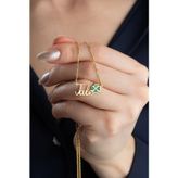Silvano Jewelry 925 Ayar Gümüş Isimli Yonca Kolye