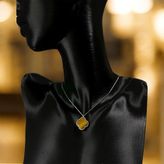 Silver Fox 925 Ayar Gümüş Amber Glow Yonca Van Cleef Kadın Kolye