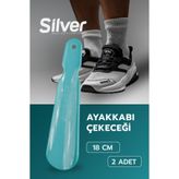 Silver Plastik Ayakkabı Çekeceği Kereta 18 Cm 2 Adet