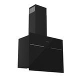 Silverline 3364 Link Flat Siyah 60 cm Cam Davlumbaz
