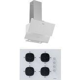 Silverline 3490 - CS5665W01 Beyaz 2'li Ankastre Set