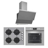 Silverline BO6502S02 - CS5335S01 - 3420 Classy 60 3'lü Gri Ankastre Set