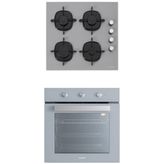 Silverline BO6503S01-CS5335S02 Gri 2'li Ankastre Set
