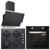 Silverline Classy BO6501B01 - CS5429B01 - 3420 3'lü Siyah Ankastre Set