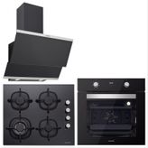 Silverline Classy BO6502B02 - CS5429B01 - 3420 3'lü Siyah Ankastre Set