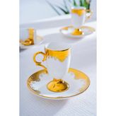 Silverra 6 Kişilik Kahve Fincan Takımı - 97 ml - Renkli