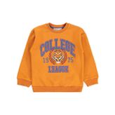 Silversun 1975 Aslan Baskılı 2-7 Yaş Sweatshirt - Turuncu