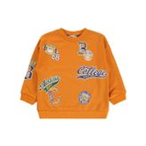 Silversun Athletic 68 Baskılı 2-7 Yaş Sweatshirt - Turuncu