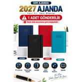 Sım Ajanda Termo Derı Lastıklı 17X24 2027