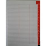 Sim Ticari Fihrist 18x26cm Her İki Harften 8 Yaprak - 8 Adet