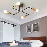 Sima Avize Modern 4 Kol Ahşap Avize