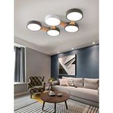 Sima Avize Simaavize Minimalist Modern Led 5’li Avize Gri