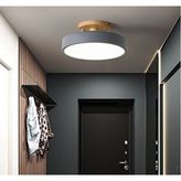 Sima Avize Simaavize Modern Tekli Led Davul Avize Gri