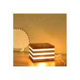 SimaAvize Japanese Solid Wood Masa / Gece Lambası