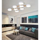Simaavize Minimalist LED Avize 8'li - Beyaz
