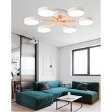 Simaavize Modern Luster Mafsallı Avize - Beyaz - 6