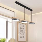 Simaavize Ultra Modern Ahşap Yemek Avize - Gri - 3
