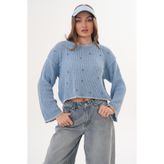 ŞİMAL Kadın İnci İşlemeli Triko Örme Kazak 260437 - 265262