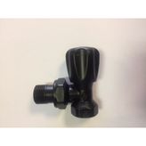 Sımas 1/2" Kose Radyator Vanası Pex Mat Sıyah