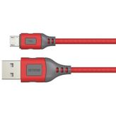 Simex Universal Micro Spk-09 Flexi 1 mt Kirmizi Data Kablosu