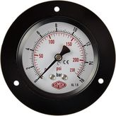 SİMGA Çap Ø100 mm Ön Flanşlı Kuru Tip Manometre 0-4 bar