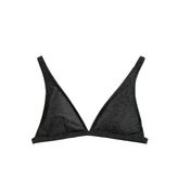 Simli Derin V Yaka Bralet Bikini Üstü