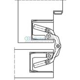 SİMONSWERK TECTUS GİZLİ AYARLI KAPI MENTEŞESİ TE340 3D ANTİK BRONZ