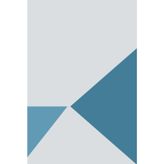 Simple Angles : Dusty Blue Minimalist Journal: Aesthetic Lined Notebook 120 Pages