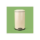 Simple Living Vintage Çöp Kovası - Bej - 16 lt