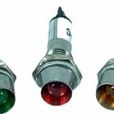 Sınyal Lambası Ø8mm Metal 12V (Ic-225)