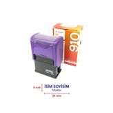 Sırdaş 910 Isim Ünvan Kaşesi Mor Makine