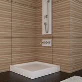 Sırduş 90x90x12 cm Kare Monoblok Duş Teknesi