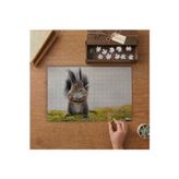 Şirin Sincap Tasarımı 240 Parça Ahşap Puzzle Ahşap Kutuda MPY60318