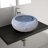 Sirius Silver Cilalı Mermer Çanak Lavabo Tms21 Gri