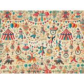 Sirk Temalı Renkli Arka Plan, 200X150CM, Stüdyo Fonu