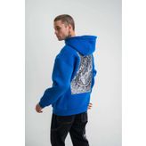 Sırt Baskılı Oversize Sweatshirt