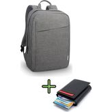 Sırt Çantası B210 Laptop Çantası Notebook Sırt Çantası Mekanizmalı Cüzdan Para Bölmeli Kartlık