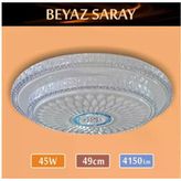 Sıva Üstü Led Panel 45W 49 Cm Çapında Model Beyaz Saray Led Avize