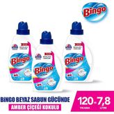 Sıvı Çamaşır Deterjanı Amber Çiçeği 2600 ml 3lü
