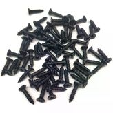 Siyah 1000 Adet Klips Vidası 2,2X9,5 Mm Yhb - Konik Başlı Kutu, Sandık, Ayak, Askı, Mini Vida