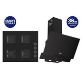 Siyah 2'Li Silentart Ankastre Set Ss205+D063-Sa