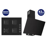 Siyah 2'Li Silentart Ankastre Set Ss205+D077-Sa