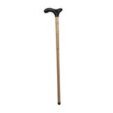 Siyah Ahşap Asa Desenli Saplı Baston 90cm