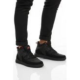 Siyah Bağcıklı Erkek Hi Sneaker