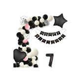 Siyah Beyaz Konsepti Balon Set, 7