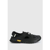 Siyah Erkek Düz Sandalet