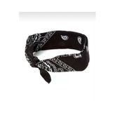 Siyah Etnik Desenli Bandana & Fular