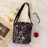 Siyah Gothic Poison Kolaj Çapraz Çanta - Karışık